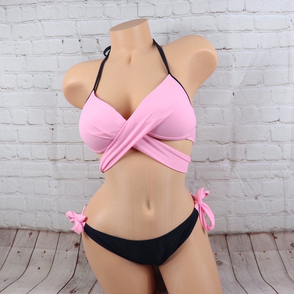 Sexy Push Up Two Piece Swimsuit - Picture 2 of 7